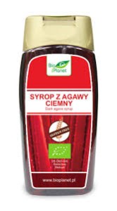 SYROP Z AGAWY CIEMNY B/GLUT BIO 350G BIO PLANET