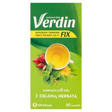 VERDIN FIX Z ZIELONĄ HARBATĄ A'20 SASZ