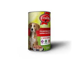 KARMA DLA PSA Z WOŁOWINĄ PUSZKA 1240G EVRADOG.jpg