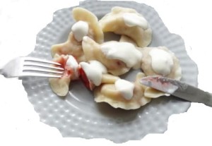 PIEROGI Z BORÓW / JAGOD MROŻONE 400G GRUBCIO