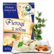 PIEROGI Z SEREM MROŻONE 400G GRUBCIO