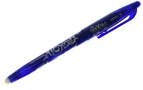 PIÓRO KULKOWE Z GUMKĄ PILOT NIEBIESKIE