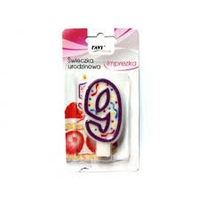 ŚWIECZKA URODZ CYFERKA MIX IMPREZKA