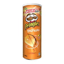 CHIPSY PRINGLES HOT PAPRIKA 165G TUBA