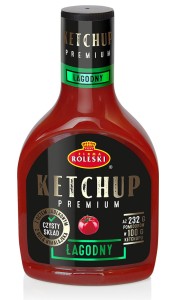 KETCHUP ŁAGODNY PREMIUM 465G ROLESKI