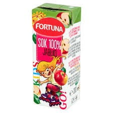 SOK FORTUNA JABŁKO 100% BCUK BARBIE 200ML KARTONIK