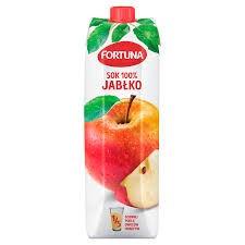 SOK FORTUNA JABŁKO BEZ CUKRU KART 1L AGROS