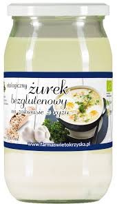 ŻUREK NA ZAKWASIE Z RYŻU B/GLUT BIO 700ML FARMA ŚWIĘTOKRZYSKA