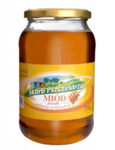 MIÓD WIELOKWIATOWY 1200G SKARB PSZCZEL