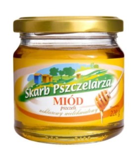 MIÓD WIELOKWIAT 220G SKARB PSZCZELARZA