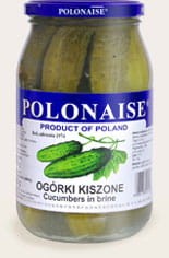 OGÓRKI KWASZONE 850G POLONAISE