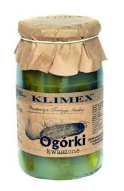 OGÓRKI KWASZONE 840G KLIMEX