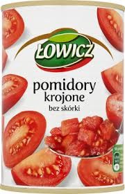 POMIDORY KROJONE PUSZKA 400G ŁOWICZ