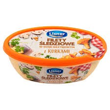FILETY ŚLEDZ W/S KURKOWYM 280G LISNER