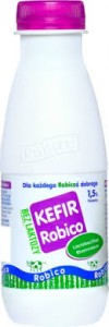 KEFIR BEZ LAKTOZY 400G BUTELKA ROBICO