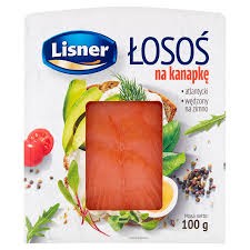 ŁOSOŚ NA KANAPKĘ WĘDZONY 100G LISNER