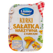SAŁATKA JAJECZNA Z KURKAMI 140G LISNER