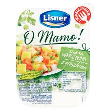 SAŁATKA WARZYWNA Z GROSZKIEM 140G LISNER