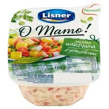 SAŁATKA WARZYWNA Z GROSZKIEM 150G LISNER