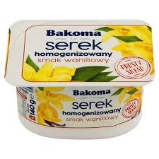 SEREK HOMOGENIZOWANY WANILIA 140G BAKOMA