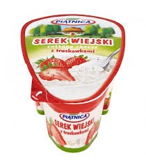 SEREK WIEJSKI Z TRUSKAWKAMI 150G PIĄTNICA