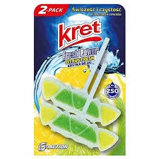 KRET WC KOSTKA CITRUS FRESH 2*40G