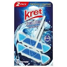 KRET WC KOSTKA MARINE FRESH 2*40G