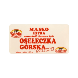 MASŁO EXTRA OSEŁKA GÓRSKA MINI 100G SOBIK
