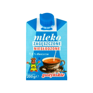 MLEKO ZAGĘSZCZ N/SŁODZ 7,5% 200G KART GOSTYŃ