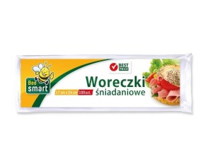 WORECZKI ŚNIADANIOWE A'100 17*24CM BEE SMART