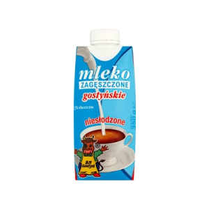 MLEKO ZAGĘSZCZ NIESŁODZ 7,5% 350G KART GOSTYN