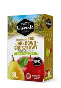 SOK JABŁKOWO GRUSZKOWY 3L SADY WINCENTA