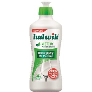 PŁYN DO NACZYŃ MIĘTA 450G LUDWIK