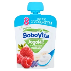 DESER BOBOVITA JOGOMI TRUSKAWKA MALINA 80G NUTRICIA TUBKA