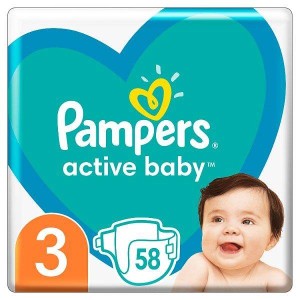 PIELUCHY PAMPERS ACTIVE BABY VP S3 (58)