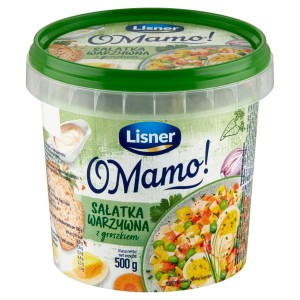 SAŁATKA WARZYWNA Z GROSZKIEM 500G LISNER