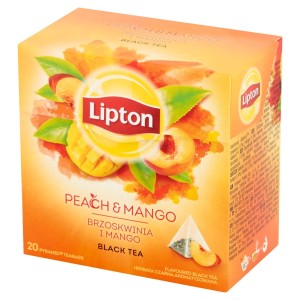 HERBATA EXP LIPTON PEACH MANGO PIRAMIDKI 20*1,8G UNILEVER