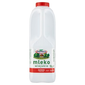 MLEKO WIEJSKIE 3,2% 1L PET PIĄTNICA