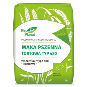 MĄKA PSZENNA TORTOWA TYP480 BIO 1KG BIO PLANET