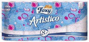 PAPIER TOALETOWY A'8 ARTISTICO RÓŻOWY FOXY