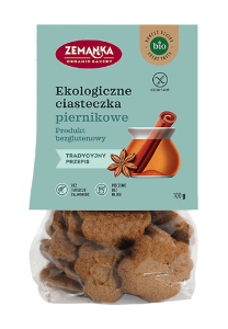 CIASTKA PIERNIKOWE B/GLUT BIO 100G ZEMANKA