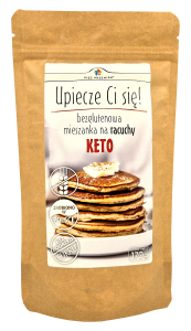 MIESZANKA DO WYPIEKU RACUCH B/GLUT KETO 170G PIĘĆ PRZEMIAN
