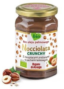 KREM Z ORZECH LASK I KAKAO B/GLUT BIO 250G RIGONI DI ASIAGO