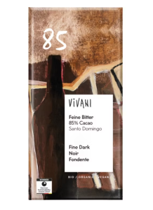 CZEKOLADA GORZKA 85% BIO 80G VIVANI