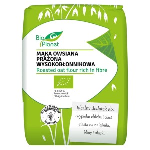 MĄKA OWSIANA PRAŻONA WYSOKOBŁON 700G BIO PLANET