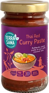 PASTA TAJSKA CZERWONE CURRY BIO 120G TERRASANA