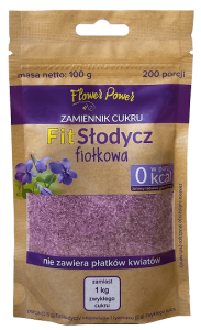 FIT SŁODYCZ FIOŁKOWA 100G FLOWER POWER