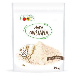 MĄKA OWSIANA B/GLUT 500G DENVER FOOD