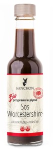 PRZYPRAWA W PŁYNIE WORCESTERSHIRE B/GLUT BIO 140ML SANCHON