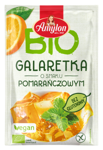 GALARETKA Z AGAREM POMARAŃCZA B/GLUT BIO 40G AMYLON